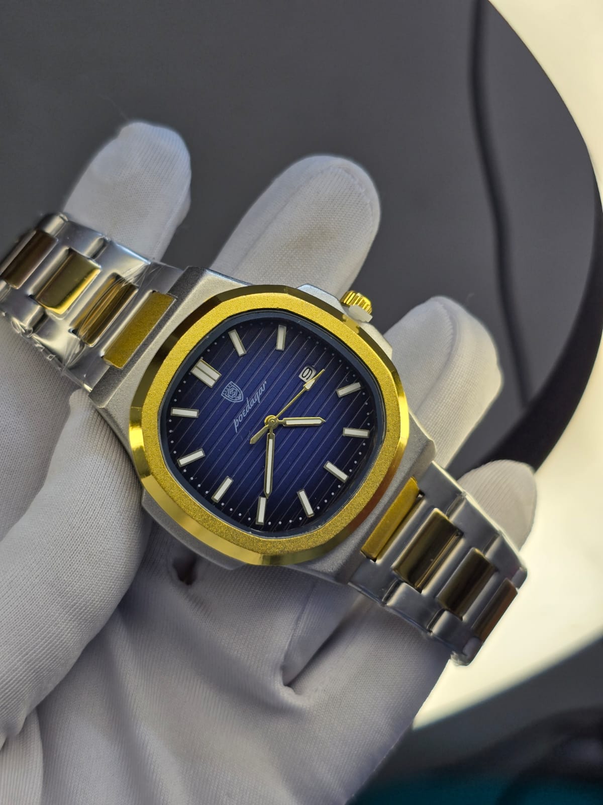 Luxury Two-Tone Wrist Watch