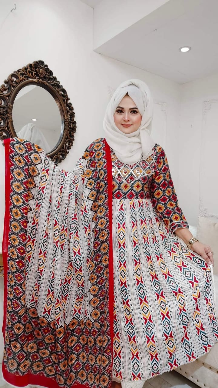 জামদানি নাইরা থ্রি পিস